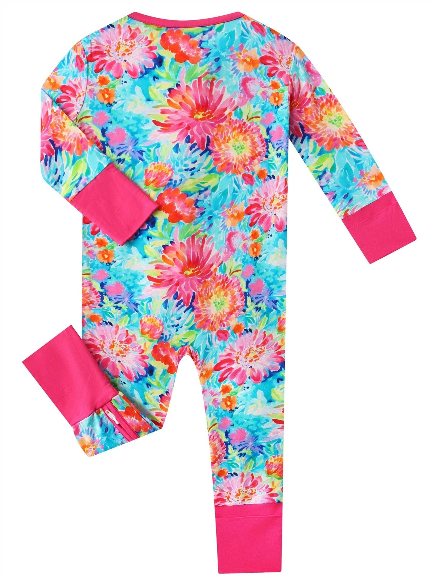 Coral Garden Bamboo Zippy Pajamas / Jammies