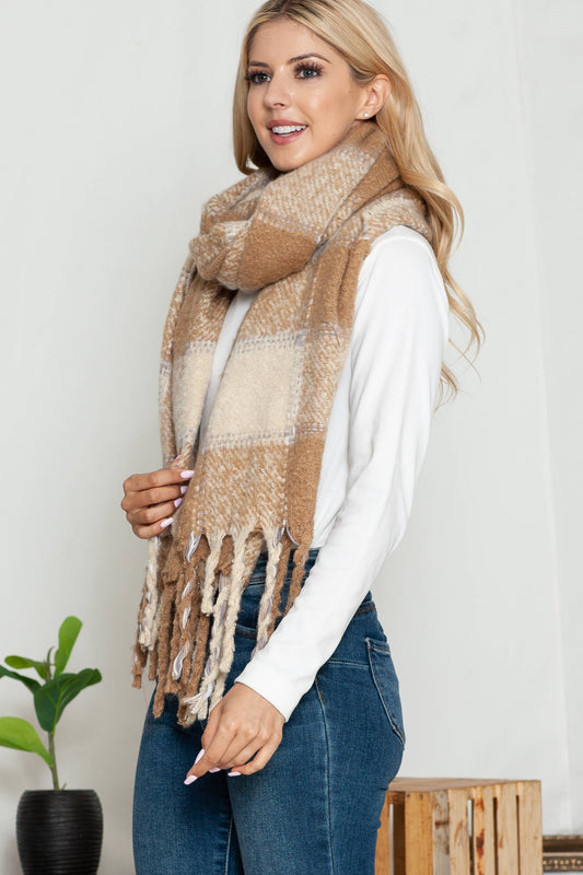 Stitch Perfect Tan Scarf