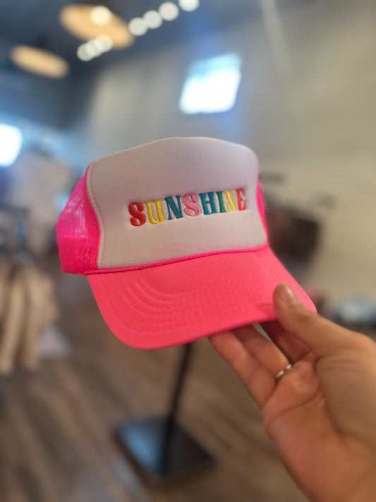 Sunshine trucker hat