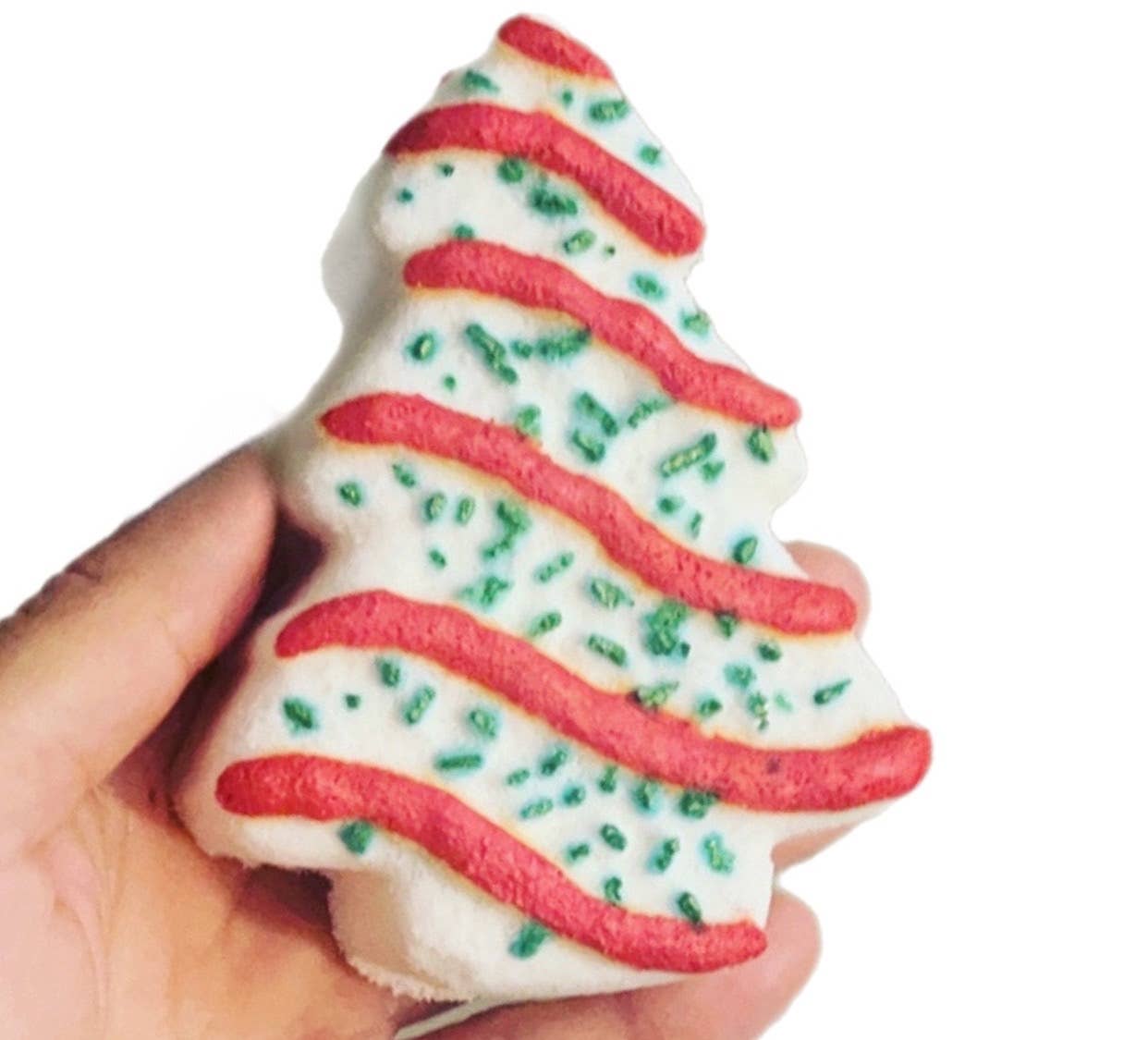 Christmas Tree Cake Bath Bomb