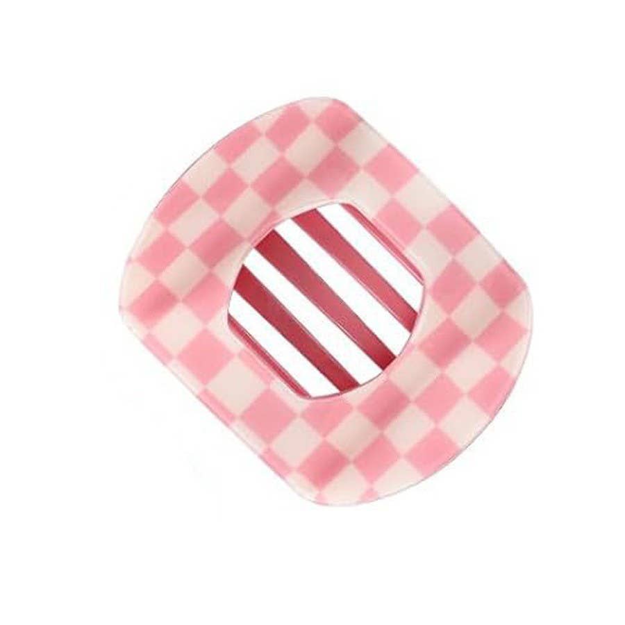 Jumbo Lay Flat Oval Hair Claw Clips Secure Styling