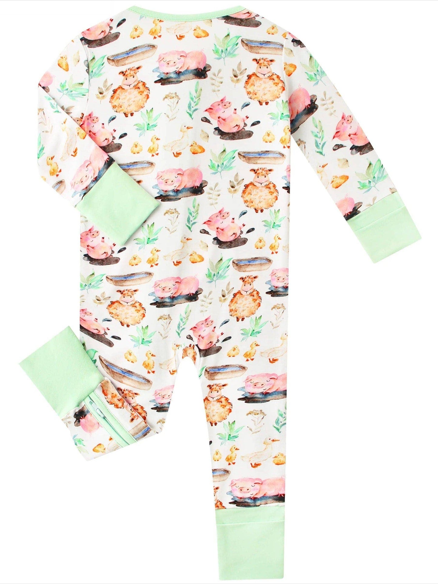 Farmyard Fun Bamboo Zippy Pajamas / Jammies