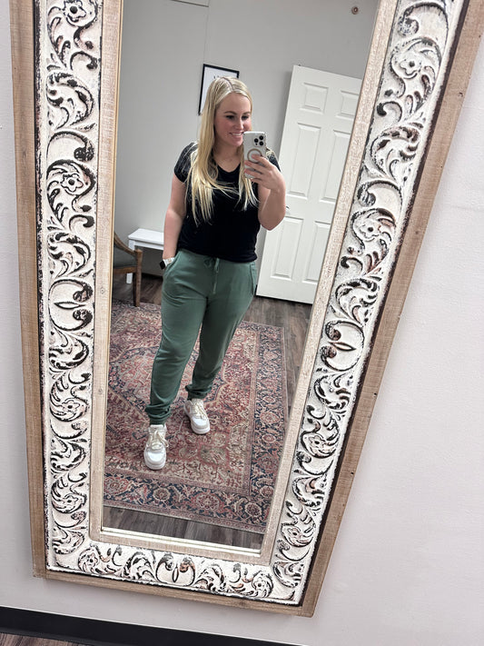 Green jogger pant