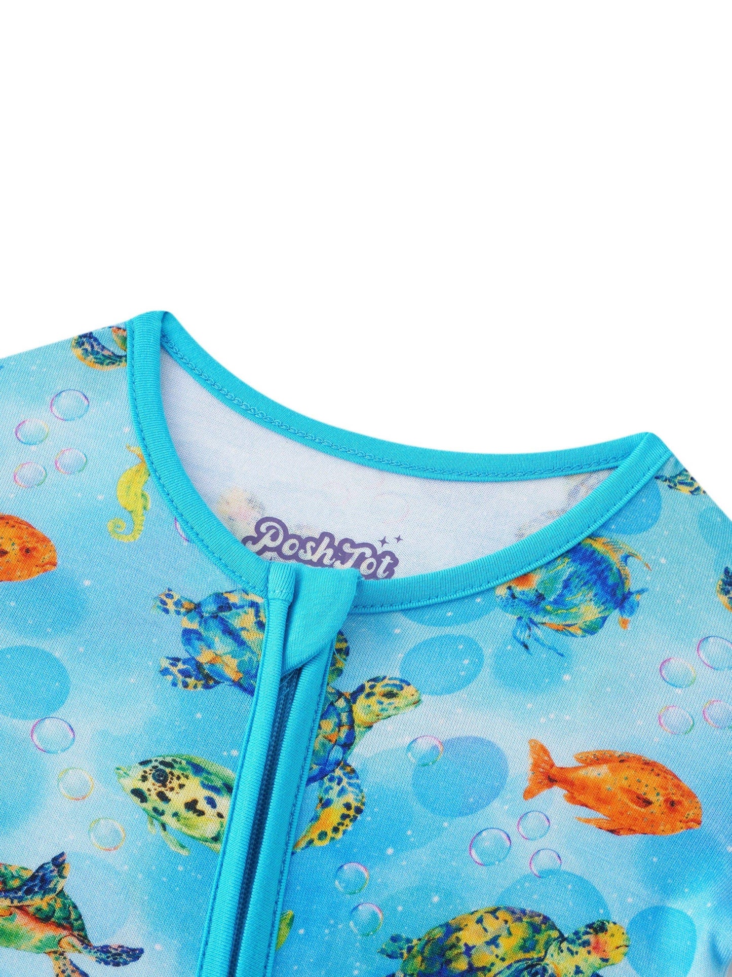 Sea Turtle Bamboo Zippy Pajamas / Jammies