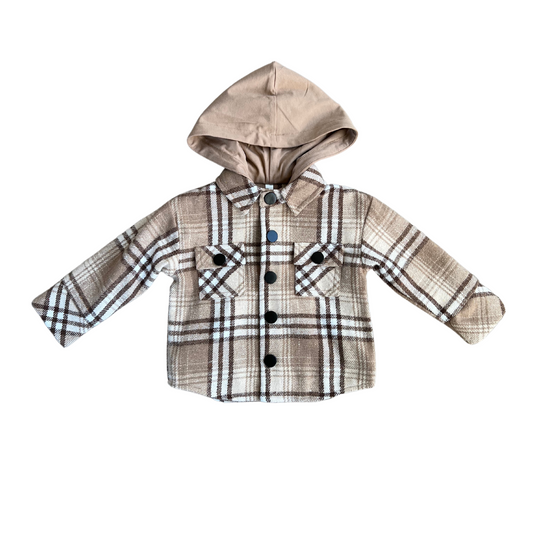 Kids Plaid shacket
