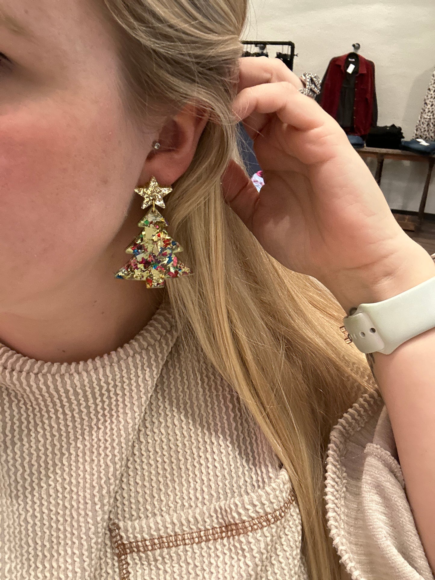 Christmas Tree Earrings