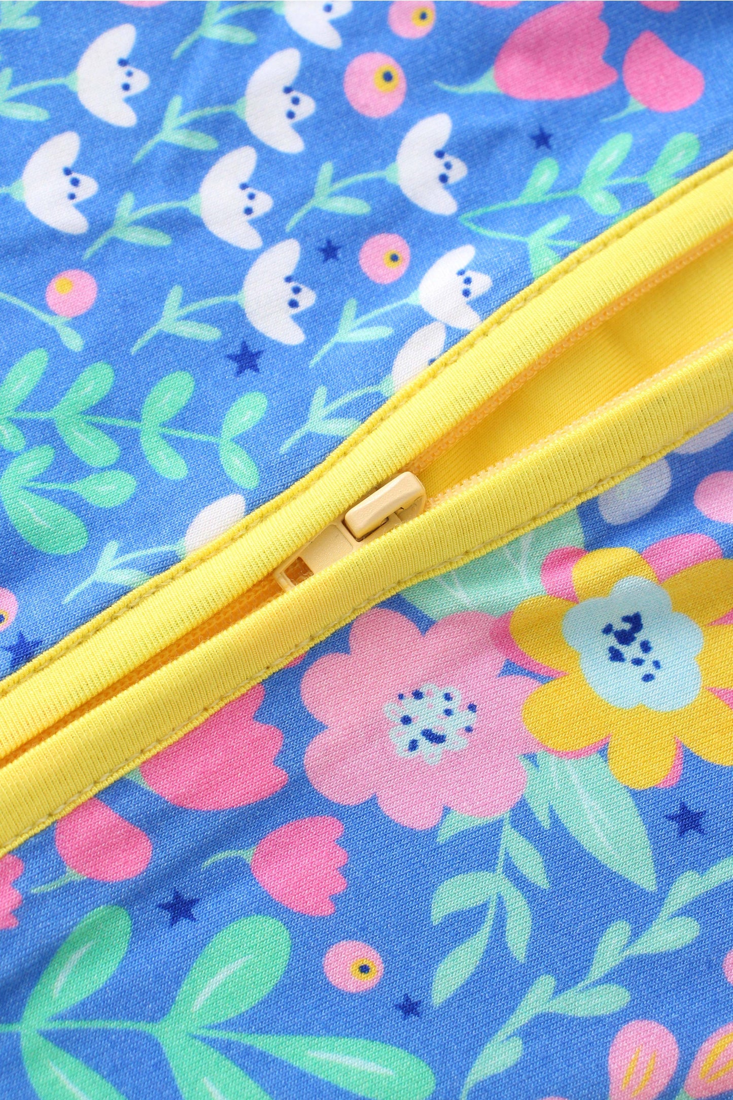 Sunny Blooms Bamboo Zippy Pajamas / Jammies
