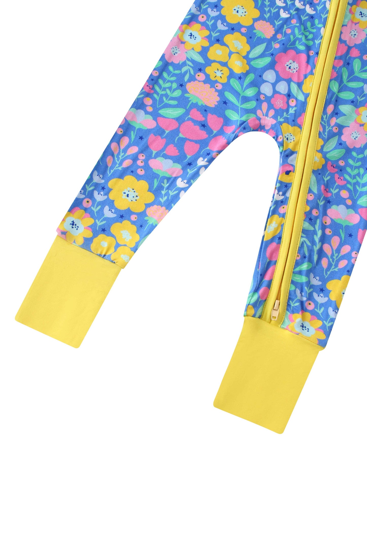 Sunny Blooms Bamboo Zippy Pajamas / Jammies
