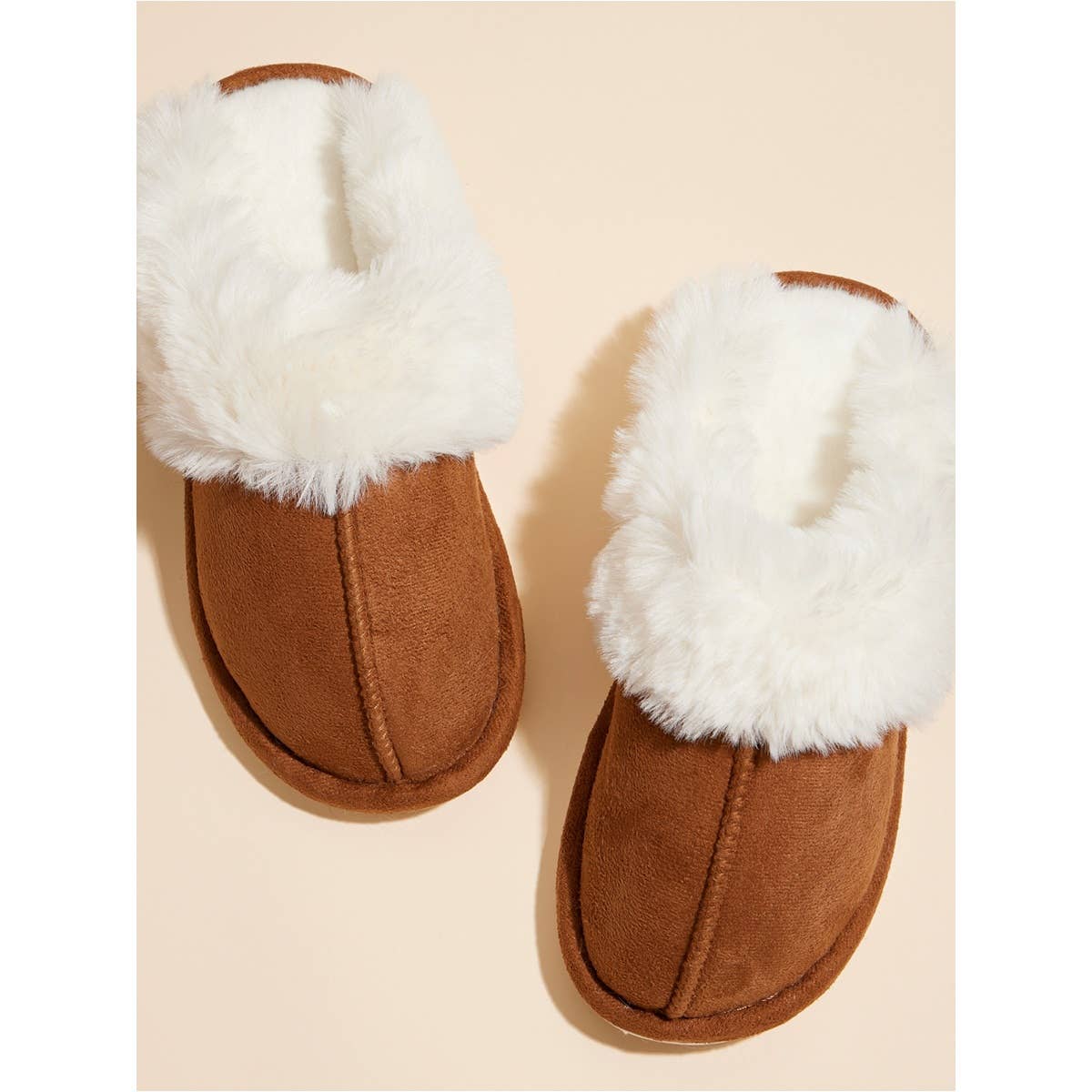 Slip on Faux Fur Warm Winter Mules