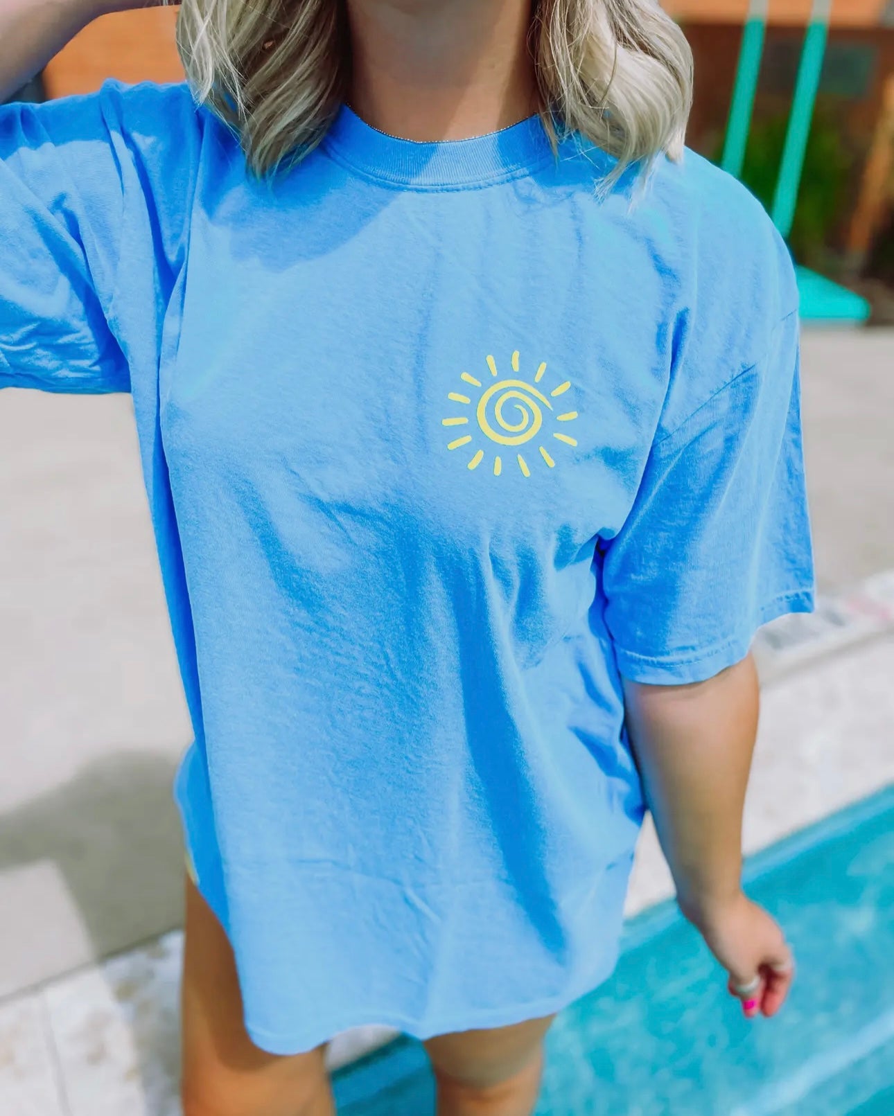 Sunrise sunburn sunset repeat tee