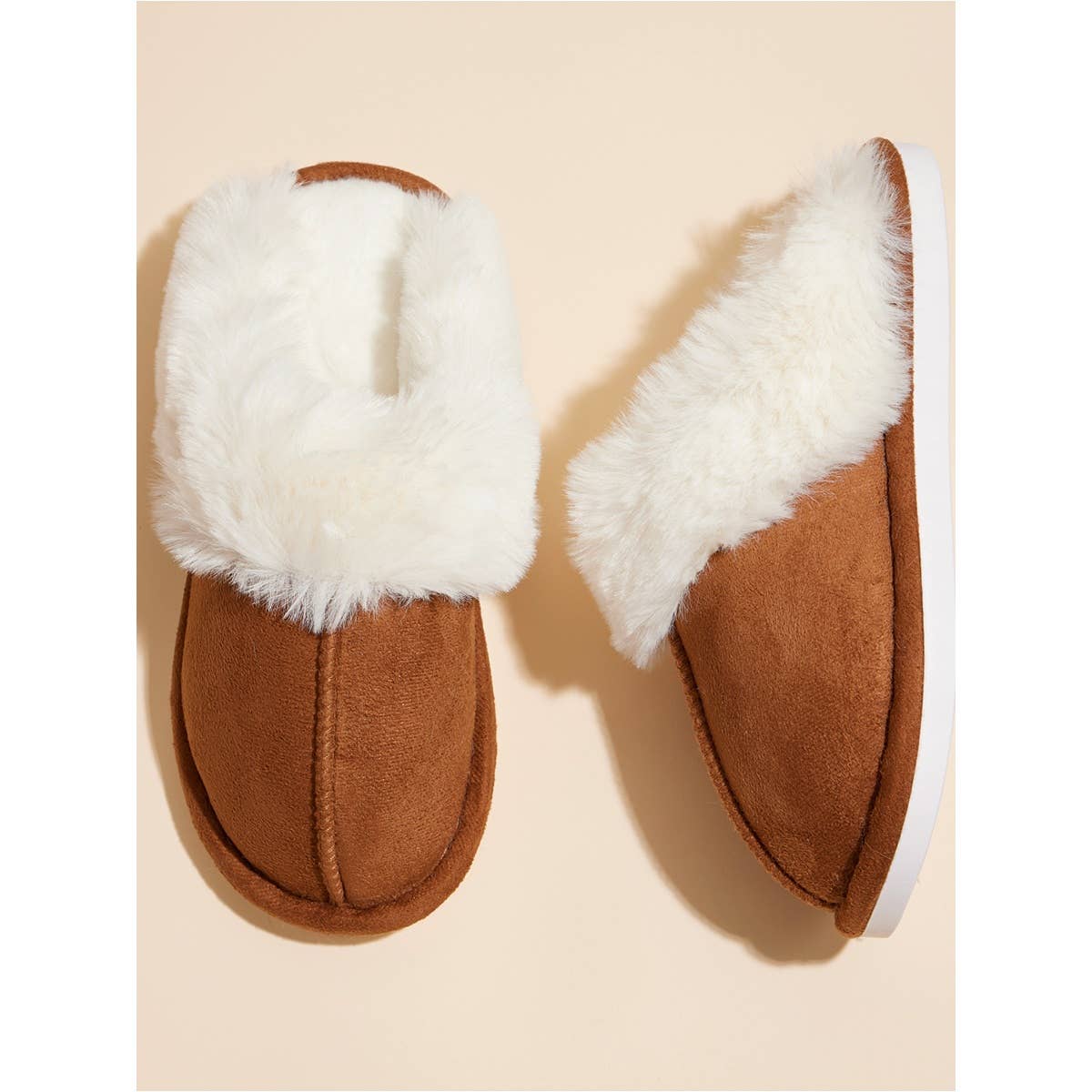 Slip on Faux Fur Warm Winter Mules