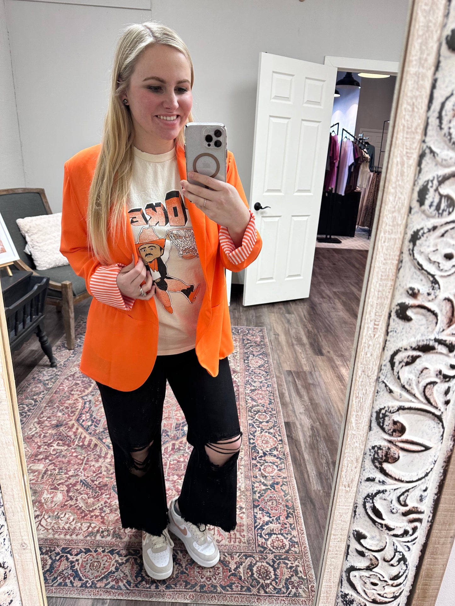 Orange Blazer