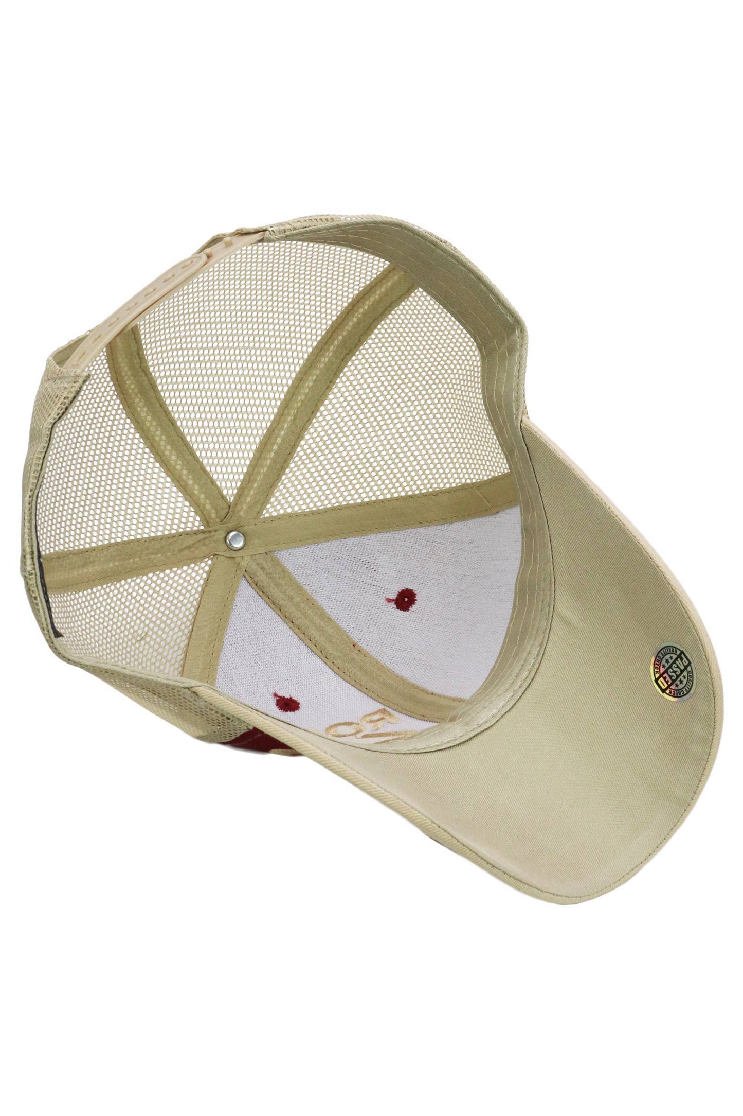 Route 66 Logo Structured Six Panel Trucker Hat