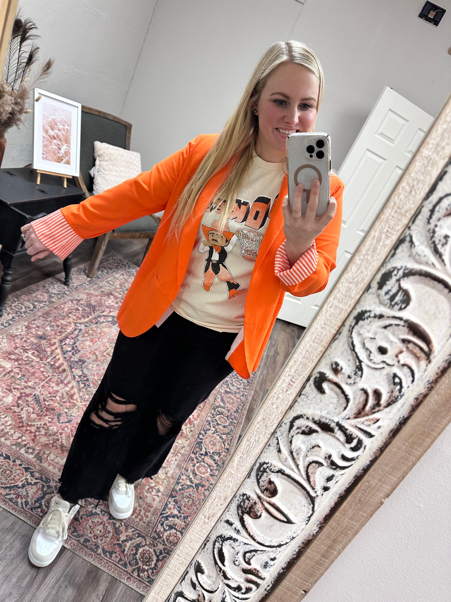 Orange Blazer