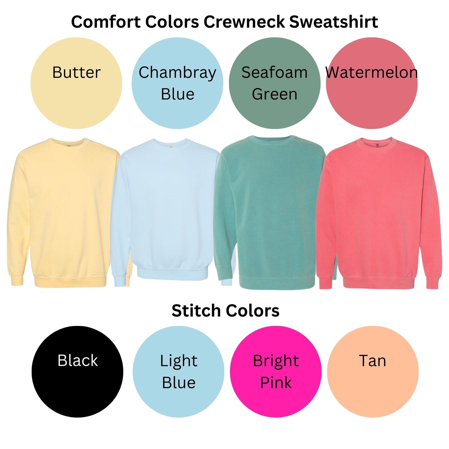 Embroidered Relaxed Crewneck Sweatshirt