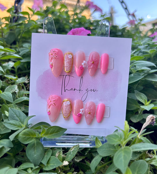 Hand painted nails