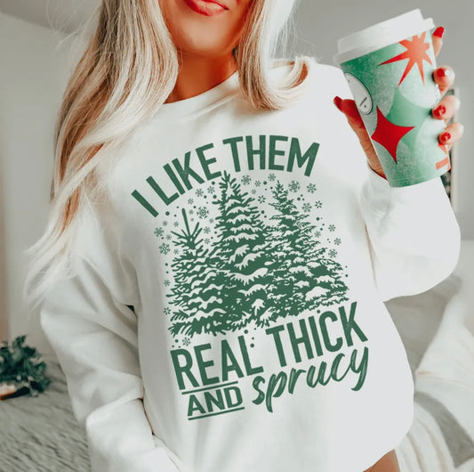 Thick and sprucey sweatshirt