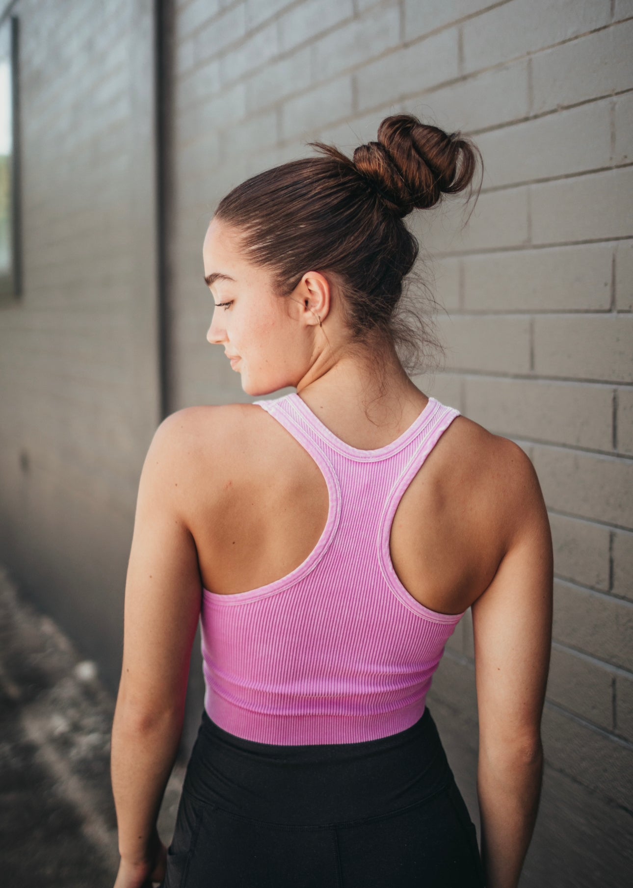 Bright Mauve Washed Tank