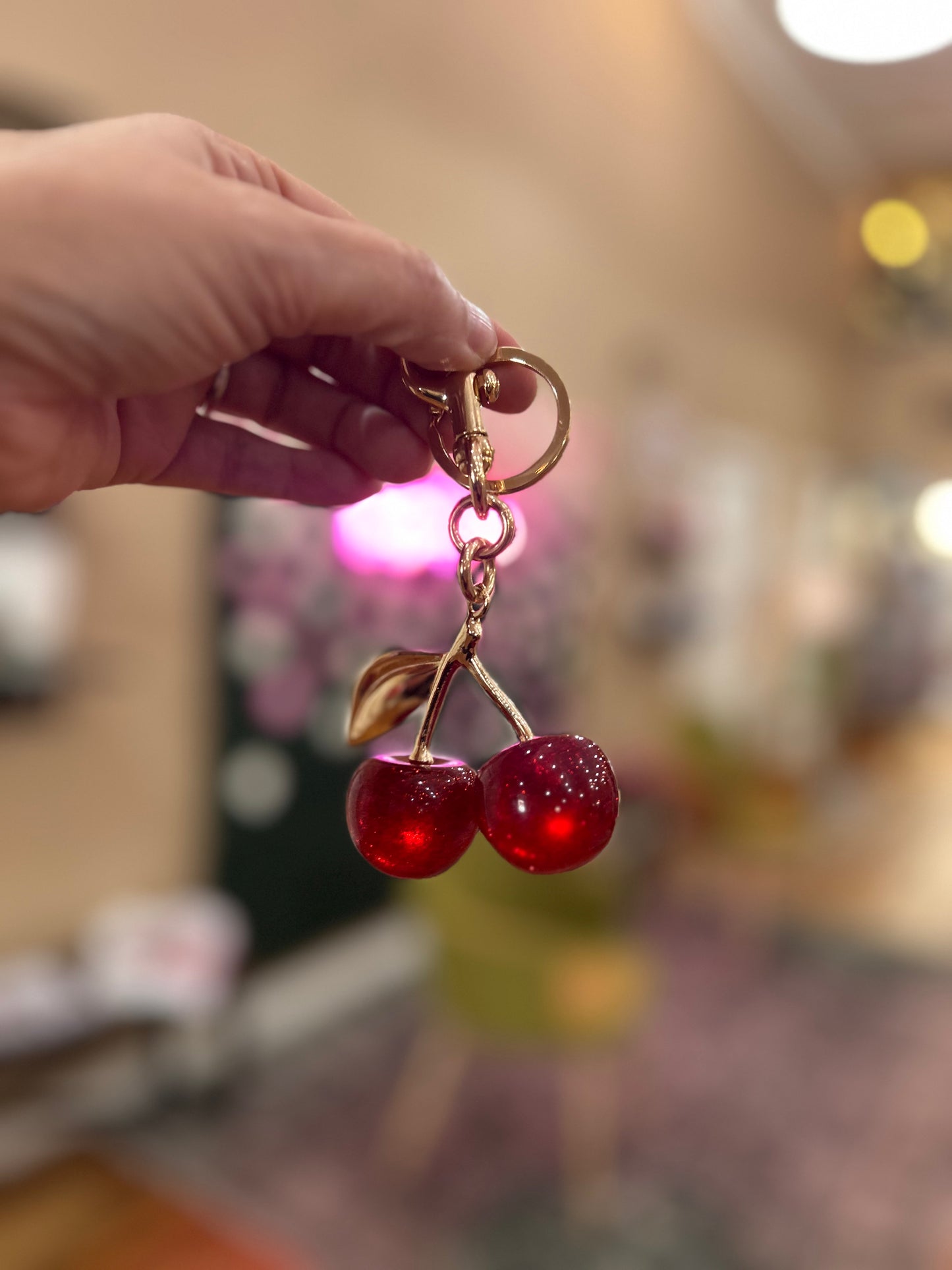 Cherry keychain