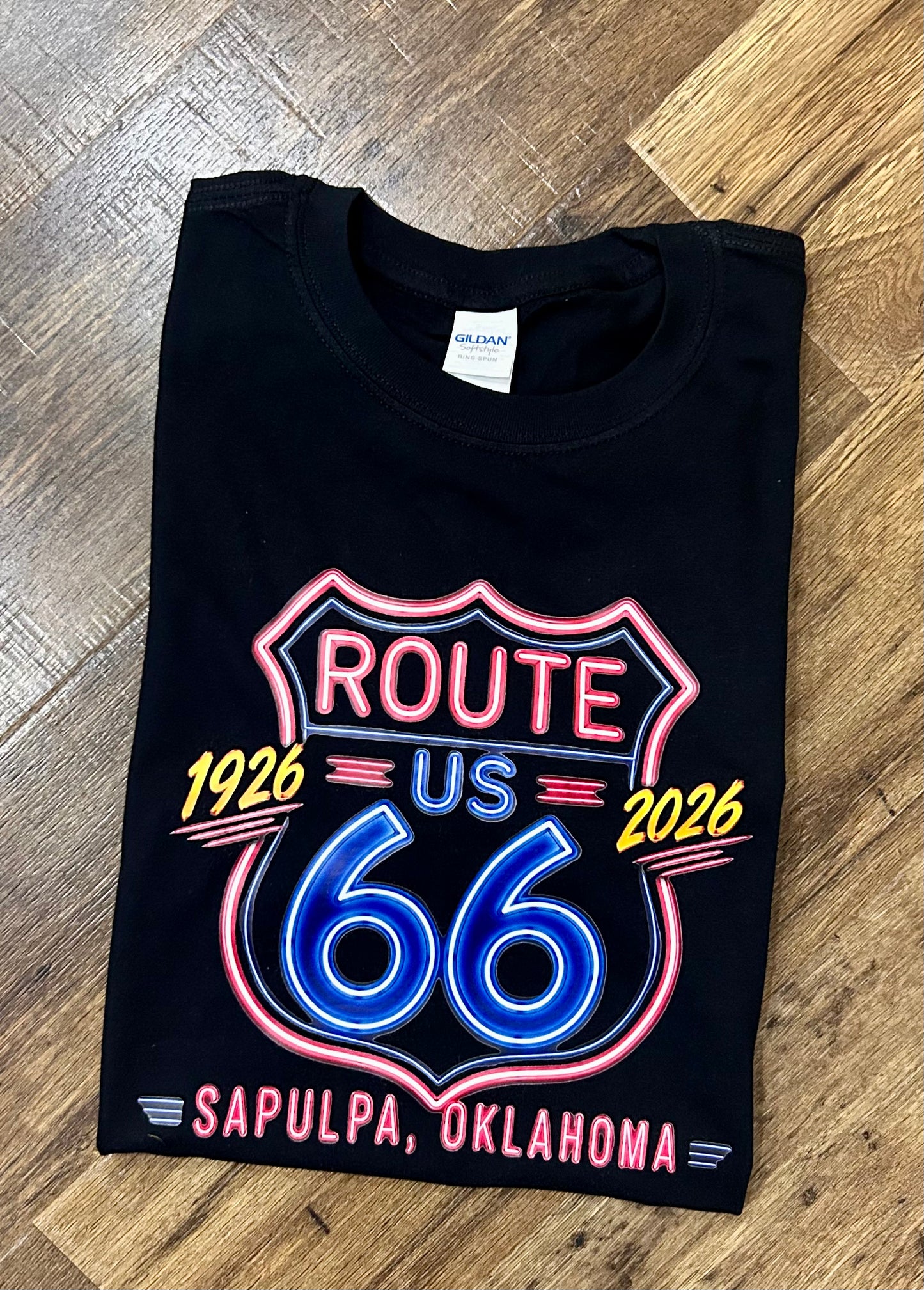 NEON Route 66 tshirt