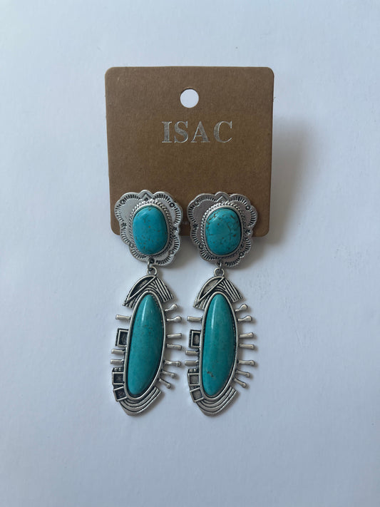 Hines Turquoise Earrings