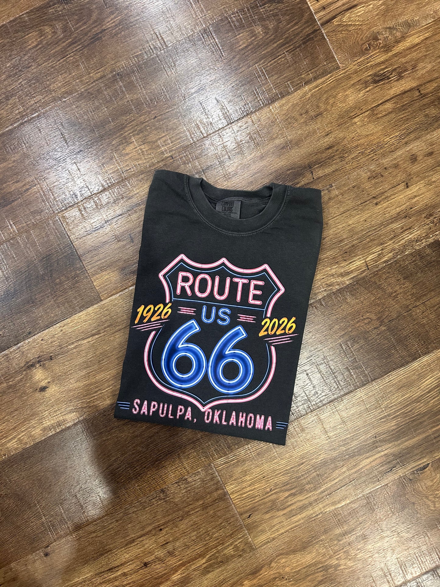 NEON Route 66 tshirt