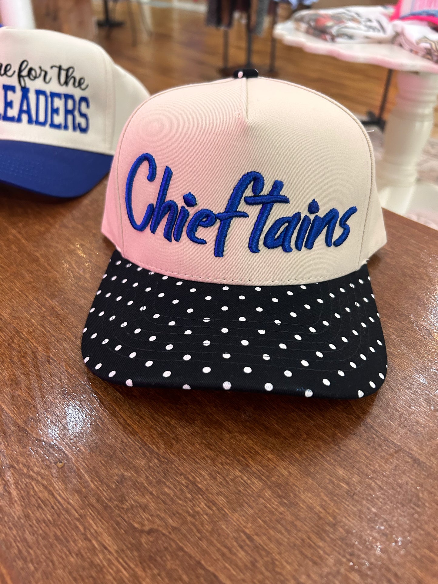 SAPULPA CHIEFTAINS polka dot hat