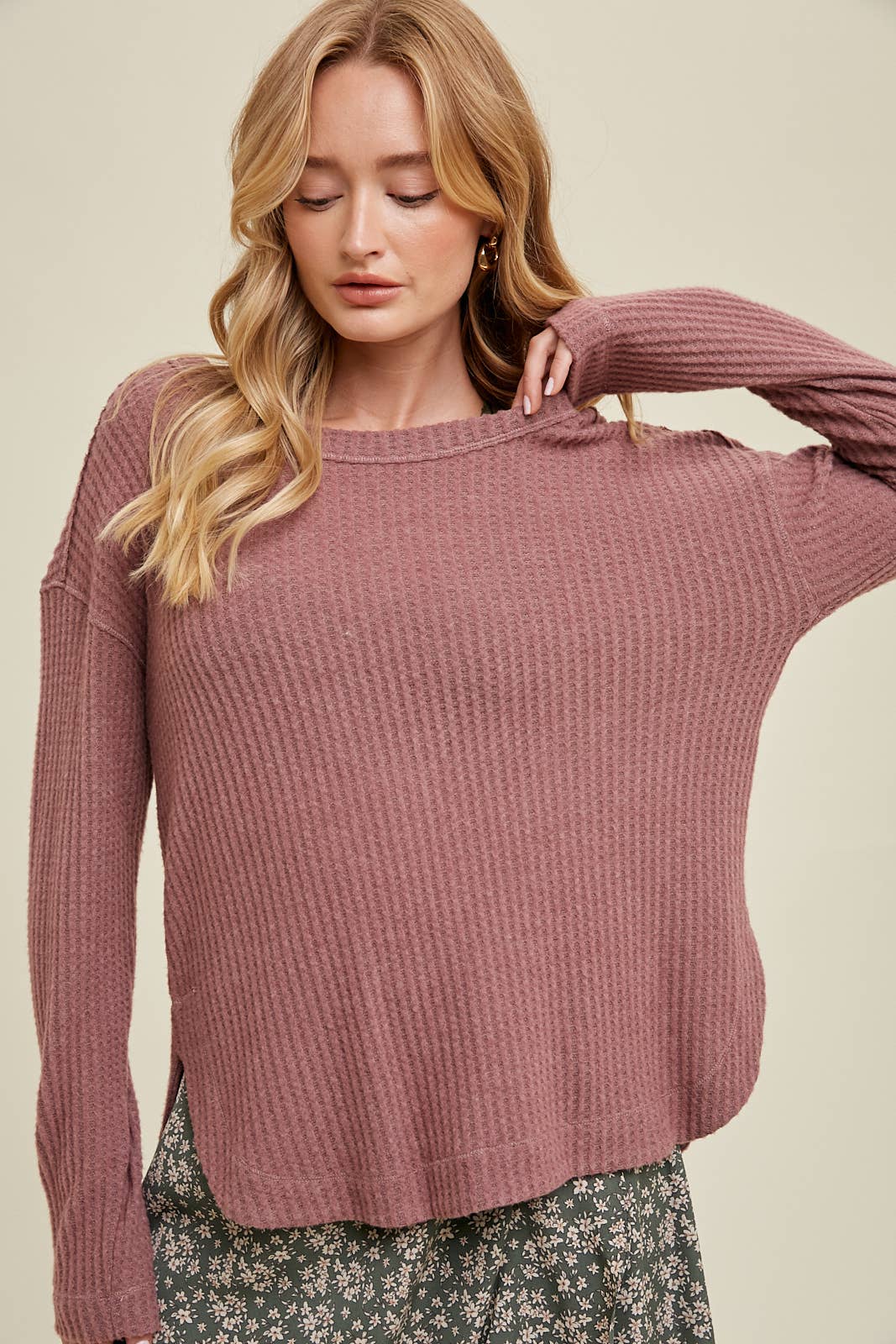 THERMAL KNIT TOP