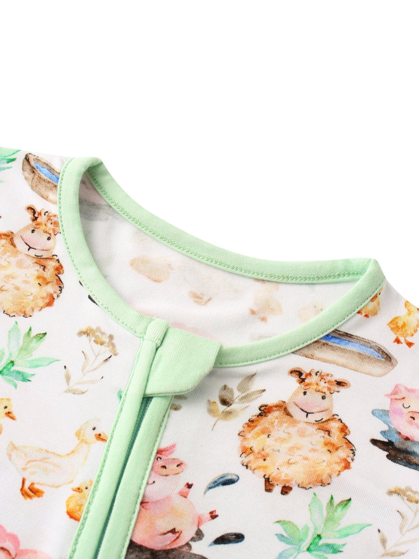 Farmyard Fun Bamboo Zippy Pajamas / Jammies