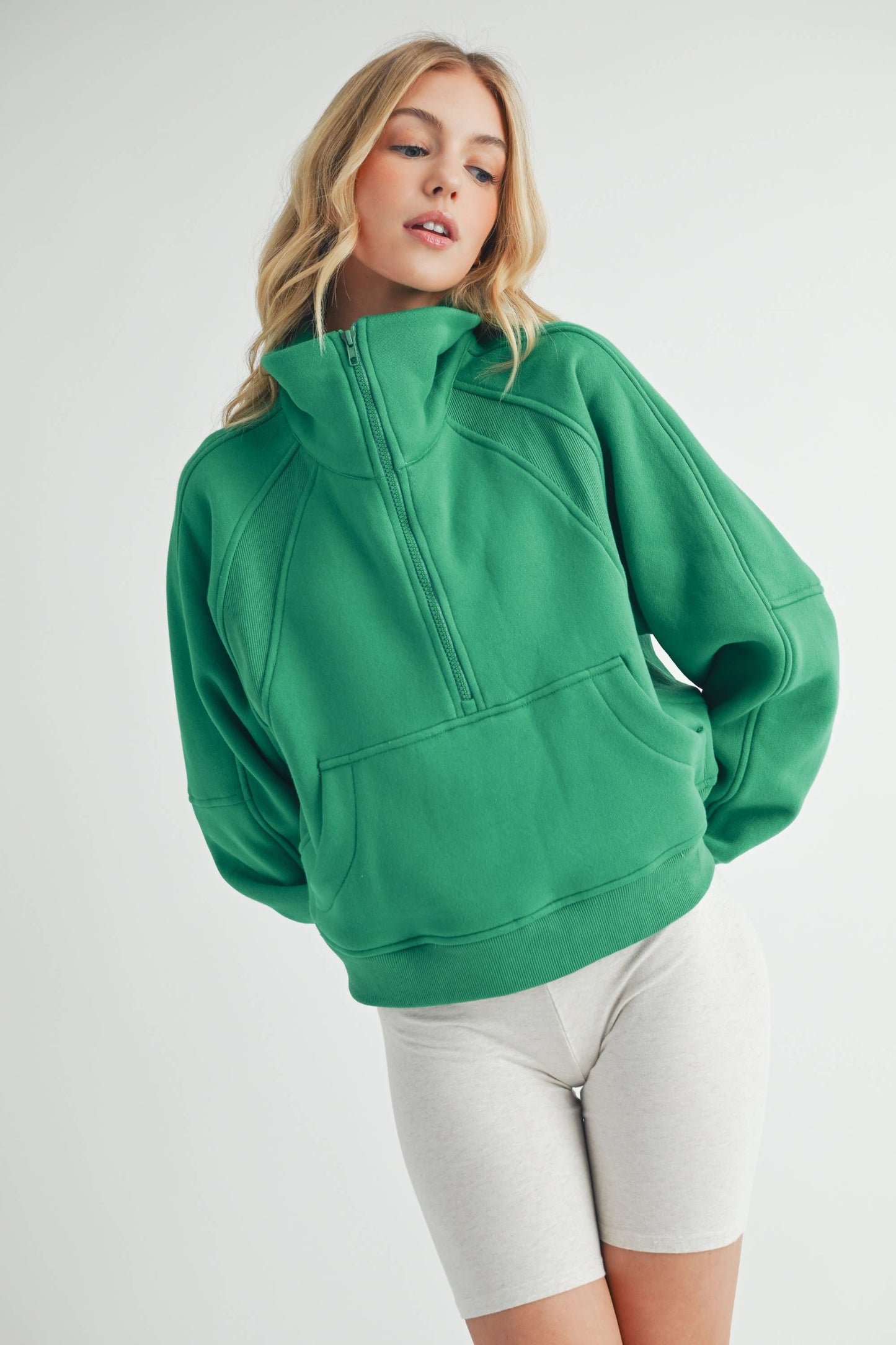 Dove Funnel Neck 1/4 Zip