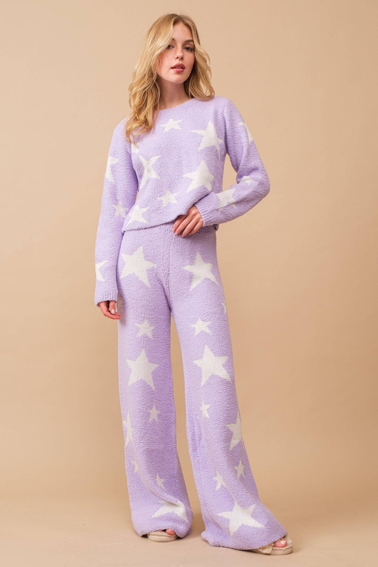 Cozy Star Print Lounge set