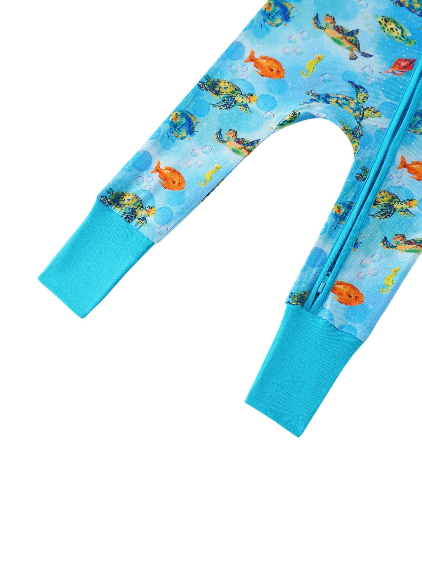 Sea Turtle Bamboo Zippy Pajamas / Jammies