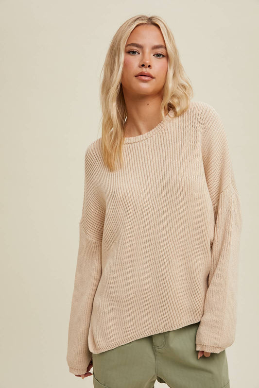 RIB SWEATER