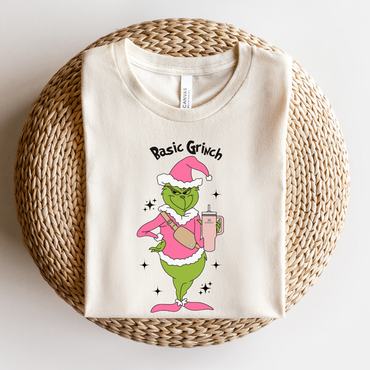 Basic Grinch Christmas Graphic Tee