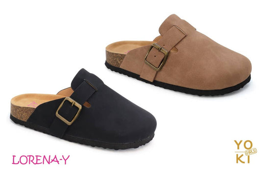 Girls Faux Suede Slip On Clogs Shoes