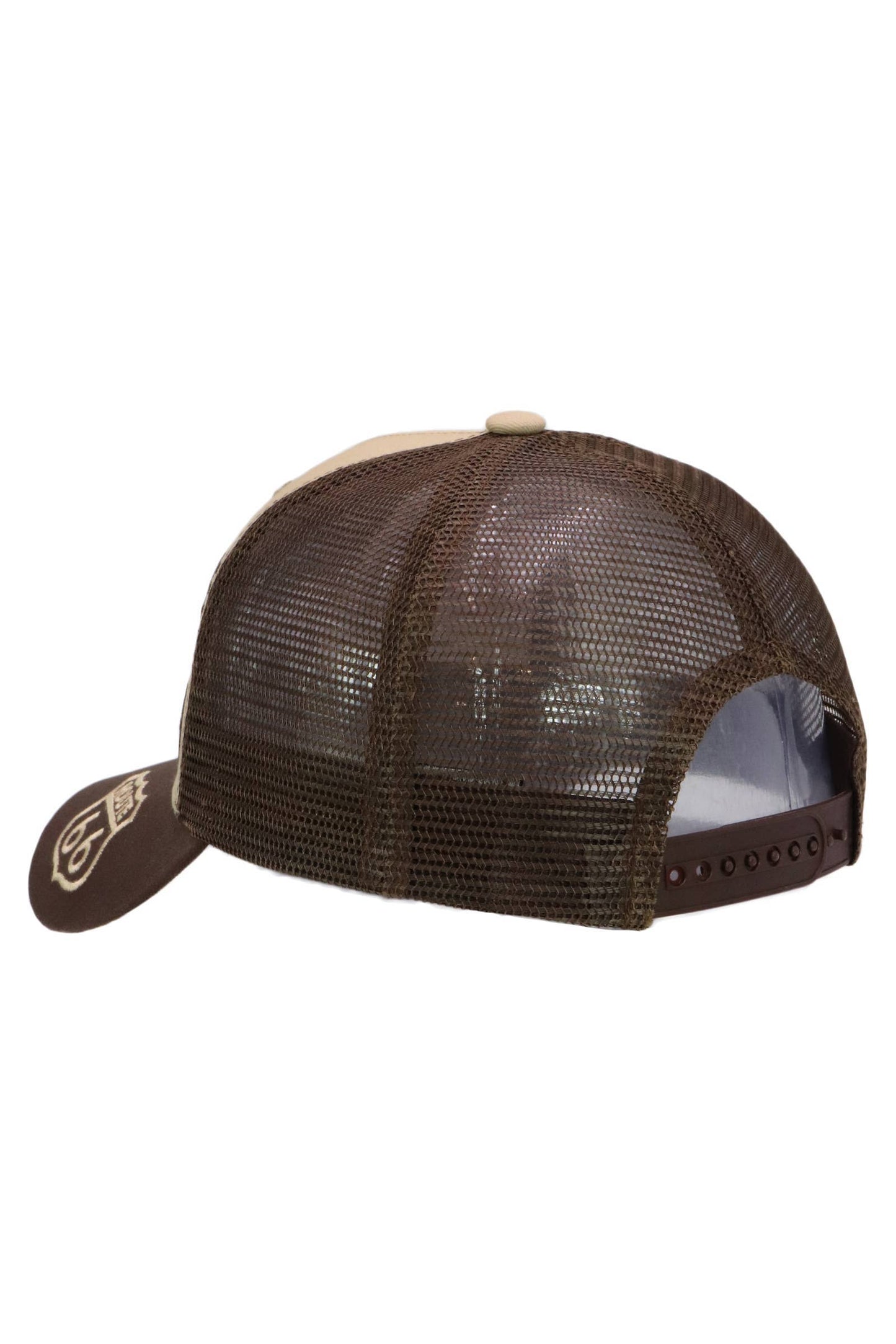 Route 66 Logo Structured Six Panel Trucker Hat