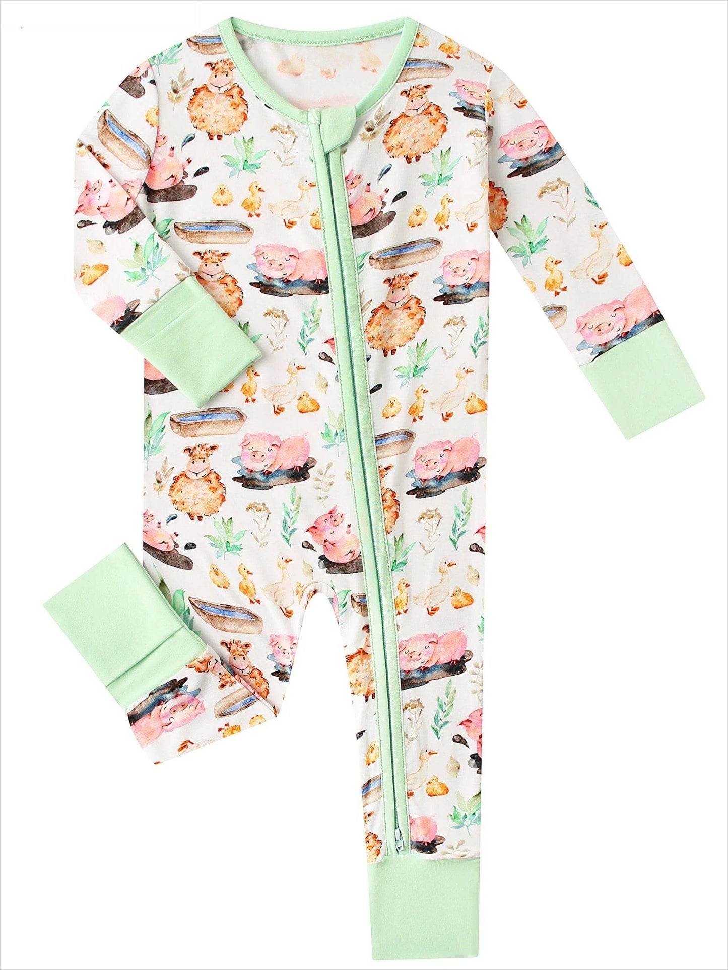 Farmyard Fun Bamboo Zippy Pajamas / Jammies