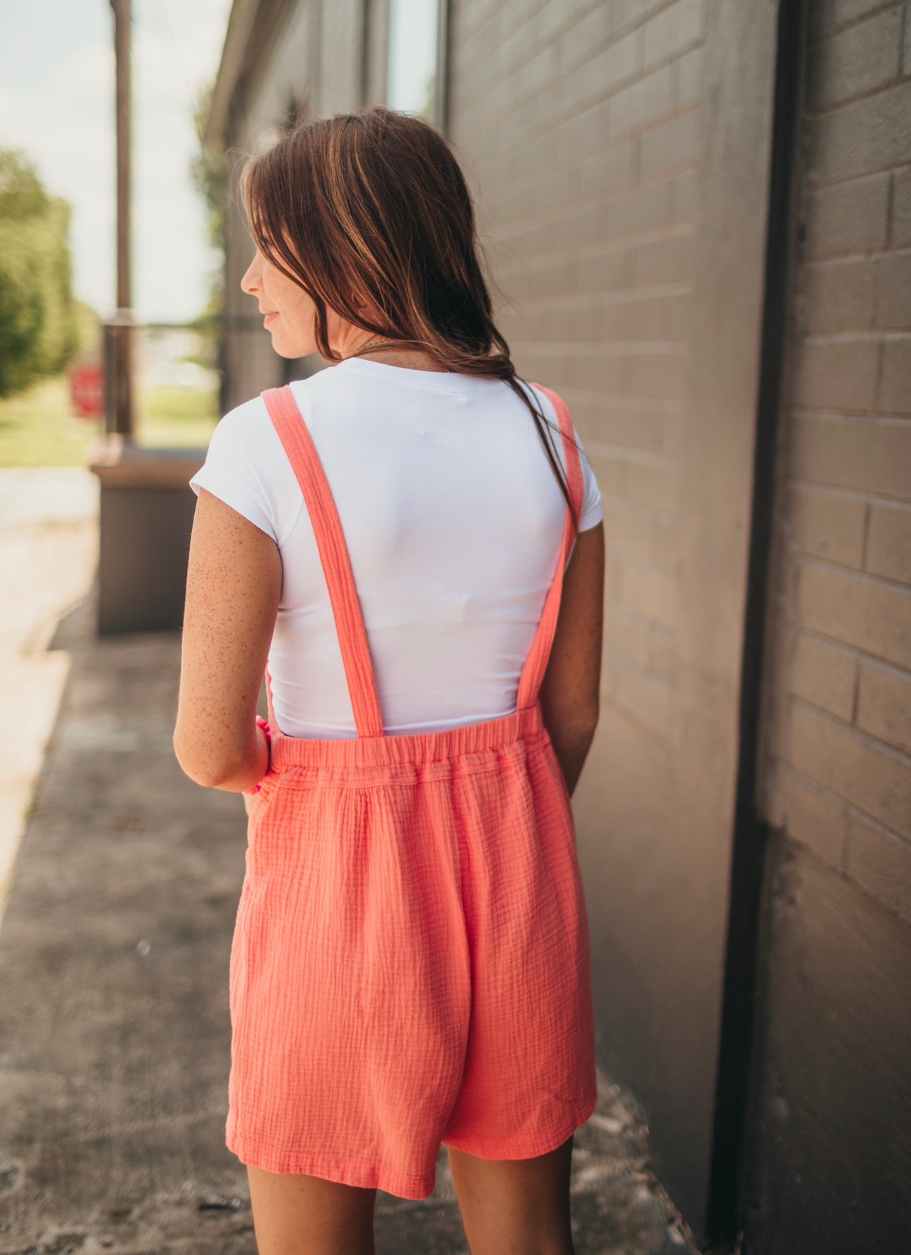 Orange Summer Romper