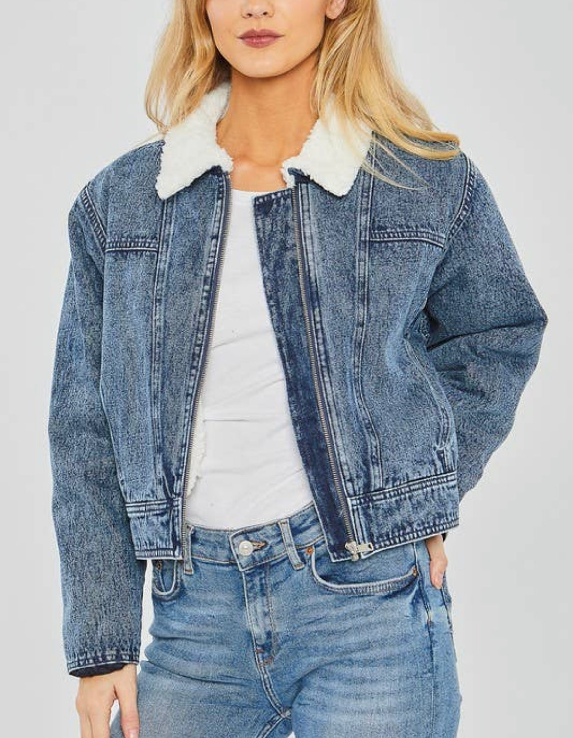 Sherpa Denim Jacket