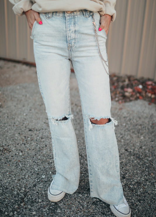 90s Denim Raw Edge Jeans